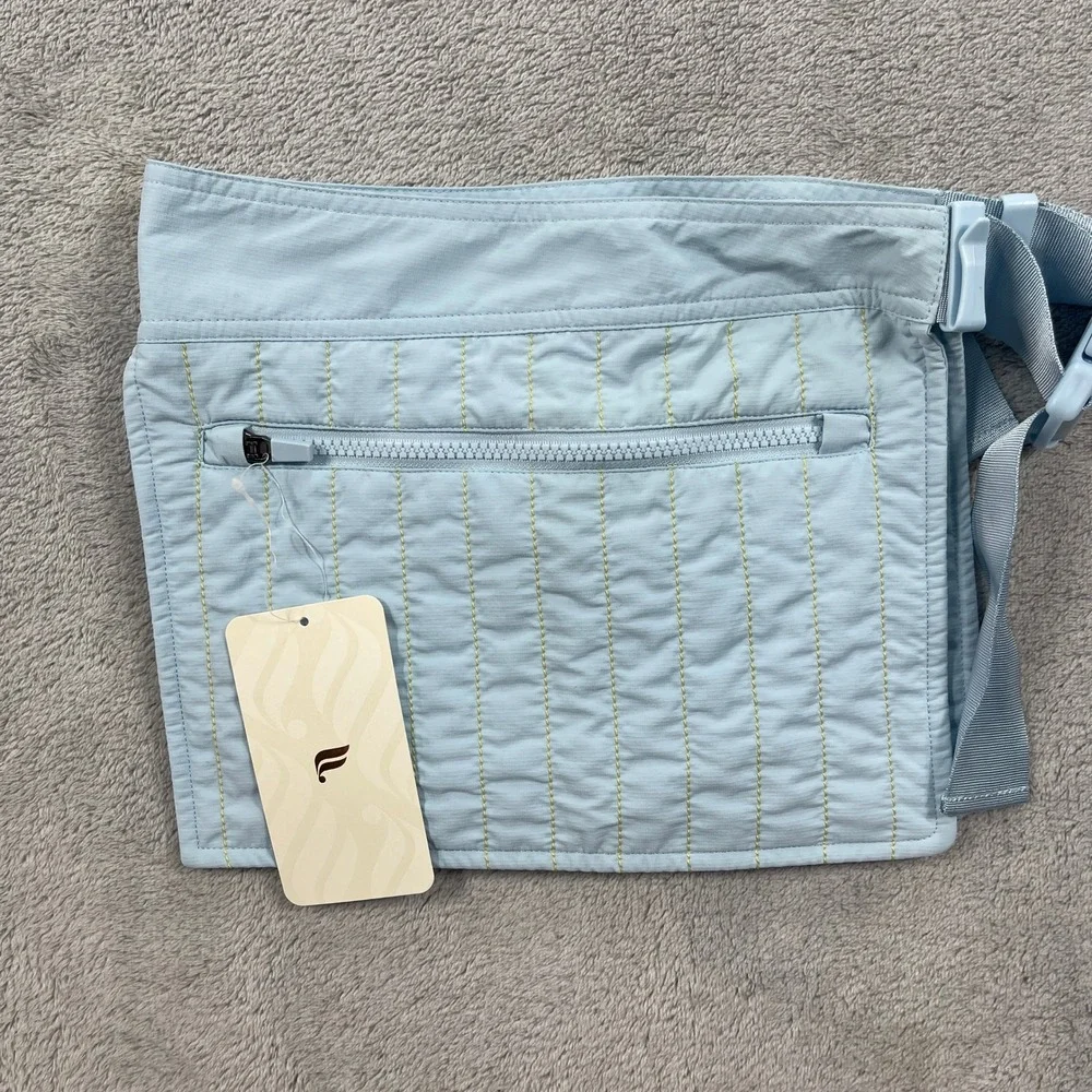 Fabletics The Woven Belt Women Small Light Blue The Woven Belt UtilityNew